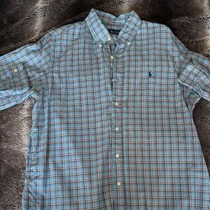 Ralph Lauren Multicolor Plaid Button Down Shirt